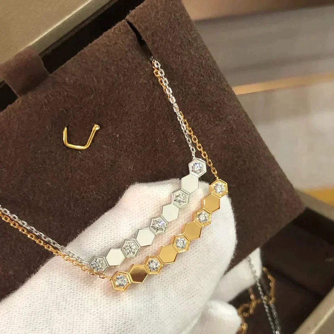[Zalyn Jewelry ]BEE LOVE NECKLACE DIAMOND