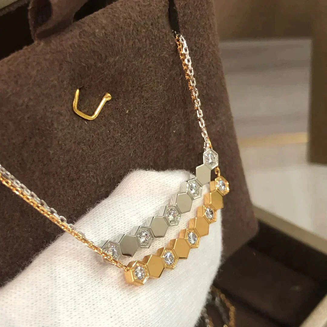 [Zalyn]BEE LOVE NECKLACE DIAMOND