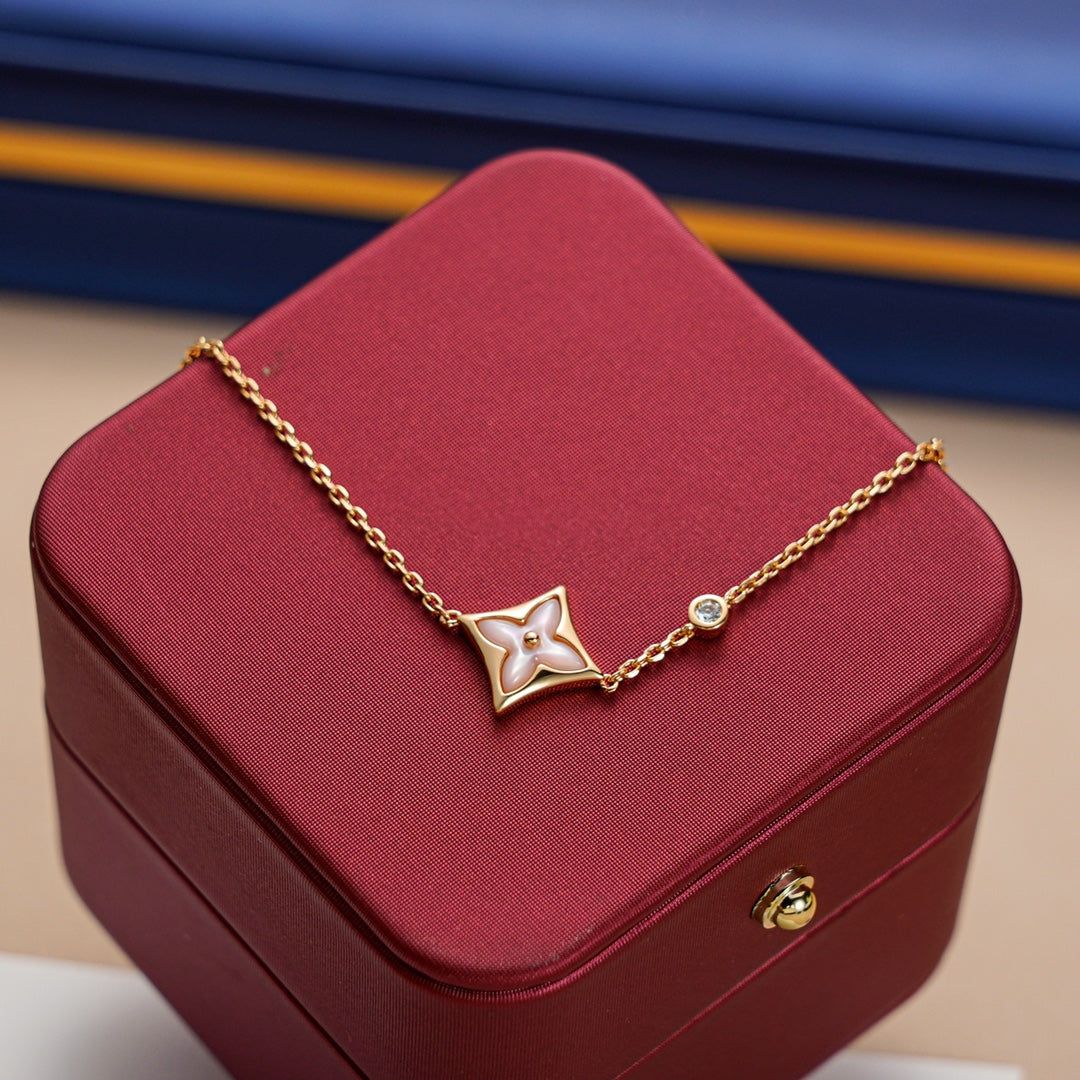 [Zalyn]STAR 1 DIAMOND ROSE GOLD BRACELET