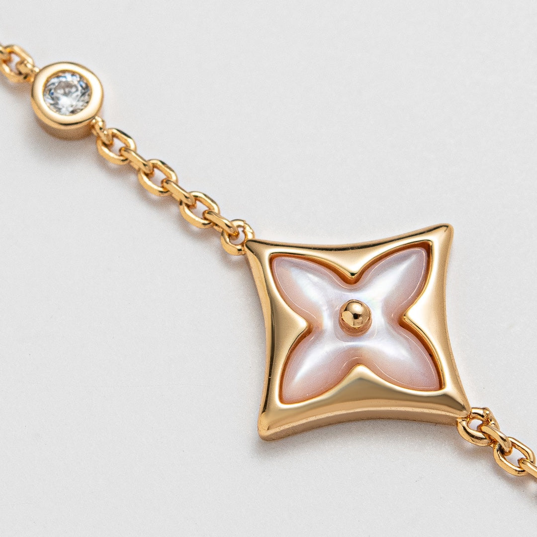 [Zalyn]STAR 1 DIAMOND ROSE GOLD BRACELET