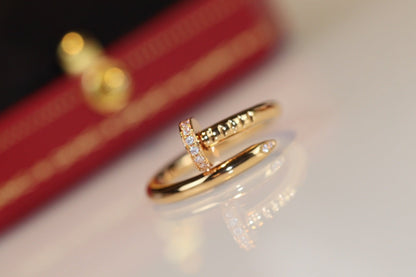 [Zalyn Jewelry ]JUSTE RING 2.65MM GOLD DIAMOND
