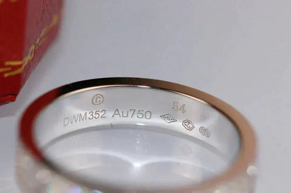 [Zalyn Jewelry ]LOVE RING 3.6MM DIAMOND PAVED