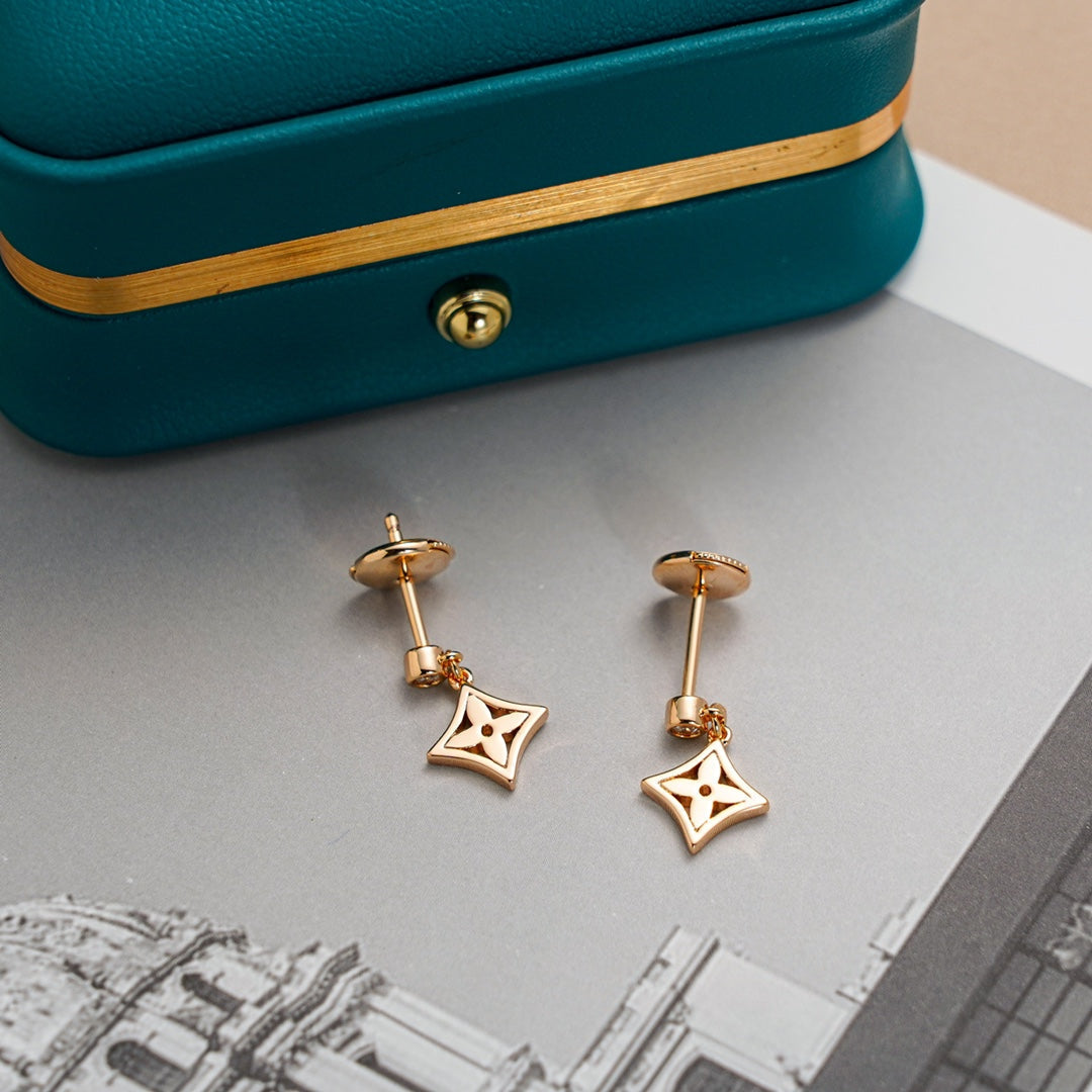 [Zalyn]STAR EARRINGS GOLD