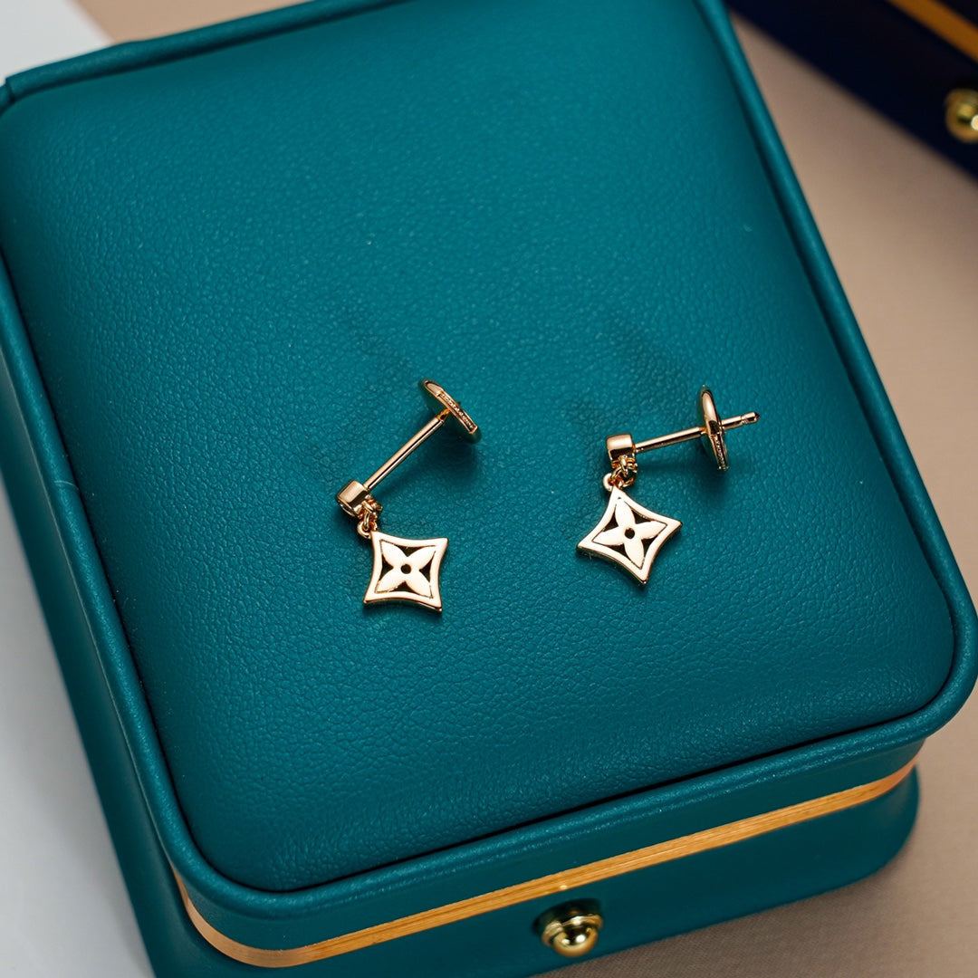 [Zalyn]STAR EARRINGS GOLD