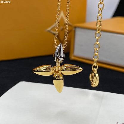 [Zalyn]LOUISETTE PEDANT GOLD NECKLACE