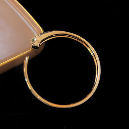 [Zalyn Jewelry ]PANTHERE GOLD OPEN BRACELET