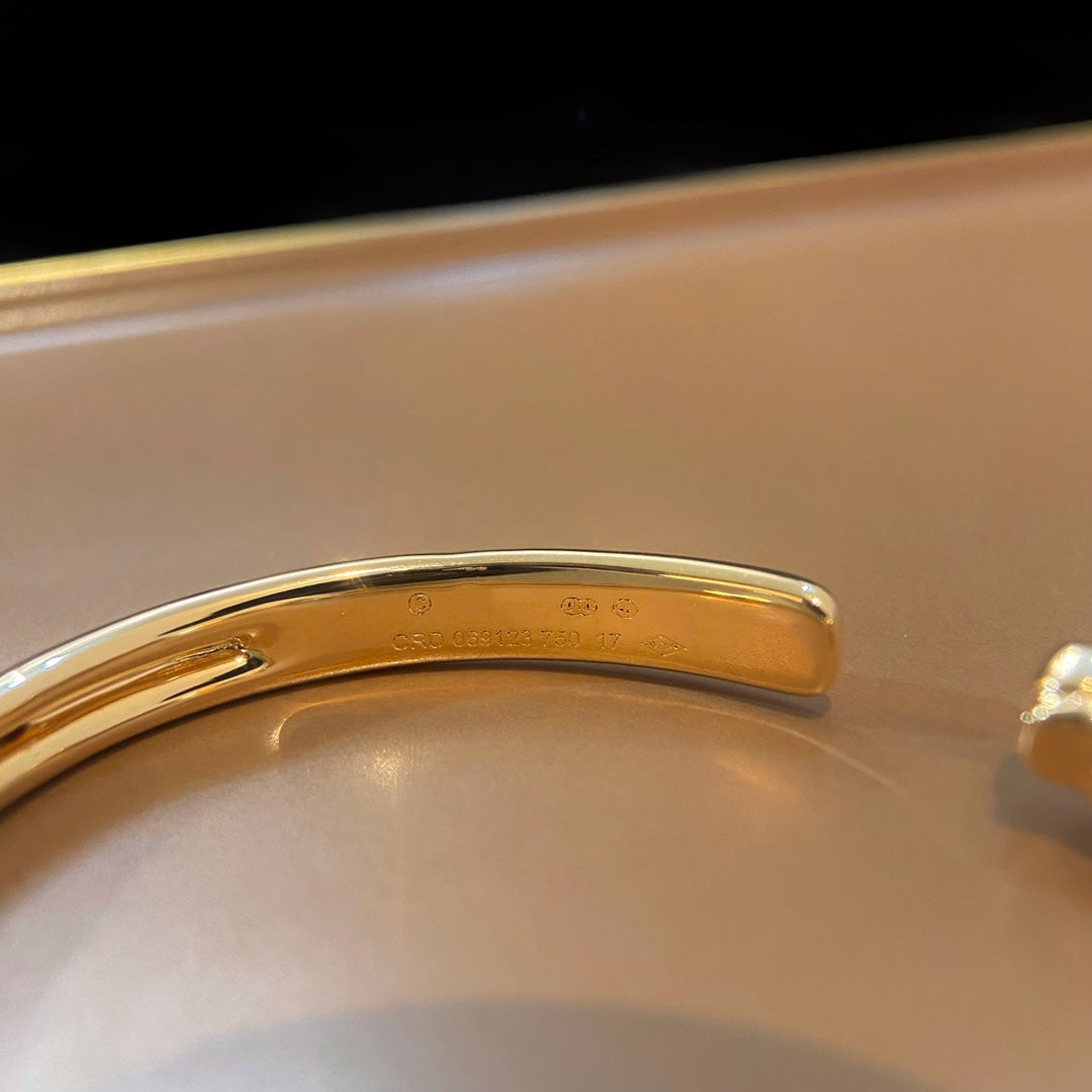 [Zalyn Jewelry ]PANTHERE GOLD OPEN BRACELET