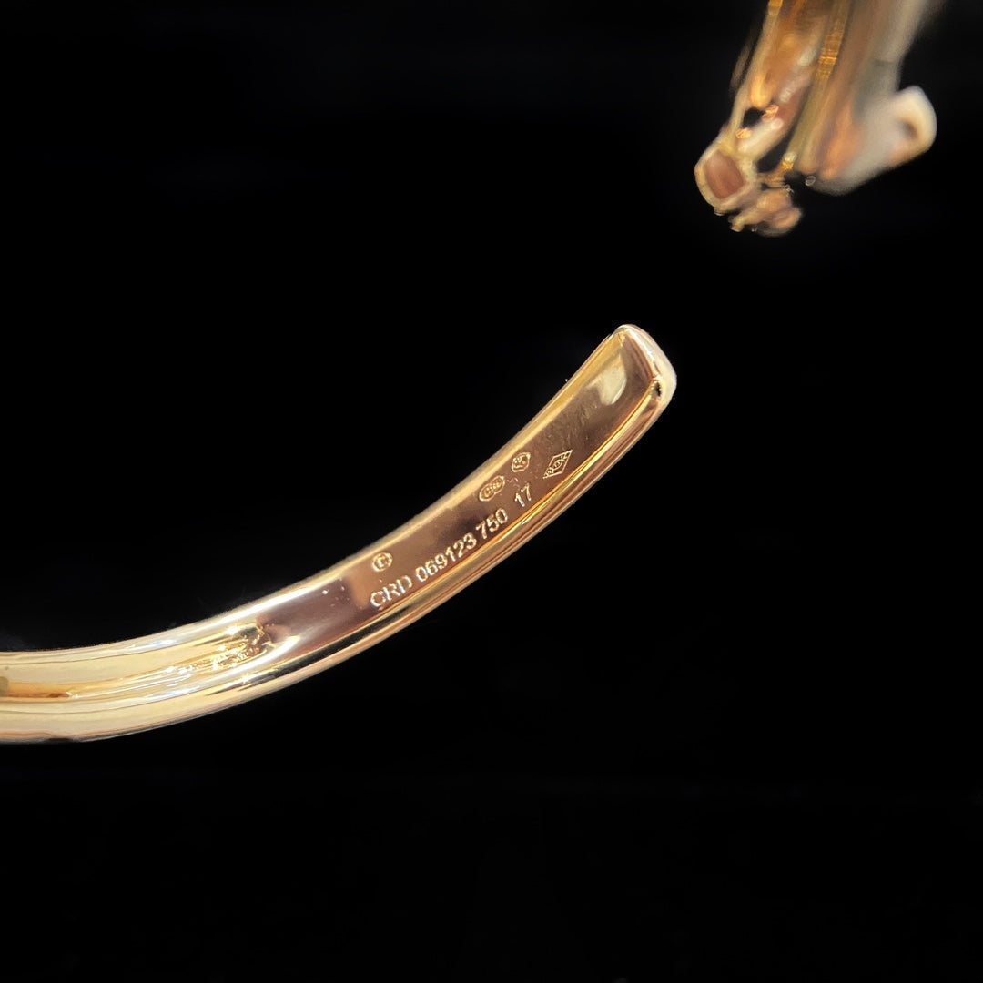[Zalyn Jewelry ]PANTHERE GOLD OPEN BRACELET