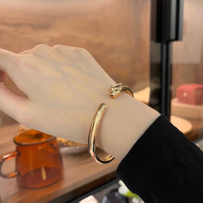 [Zalyn Jewelry ]PANTHERE GOLD OPEN BRACELET