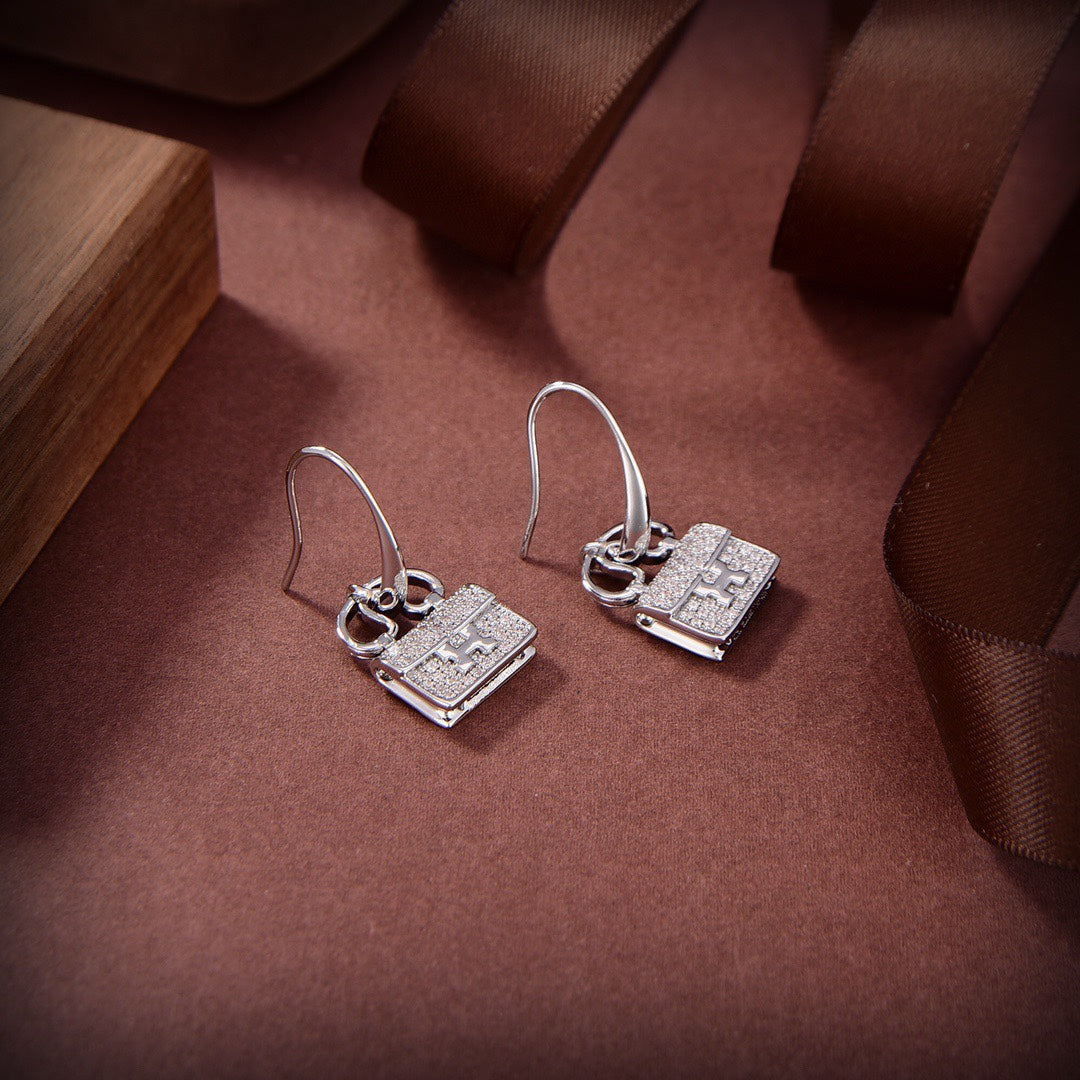 [Zalyn]KELLY DIAMOND EARRINGS
