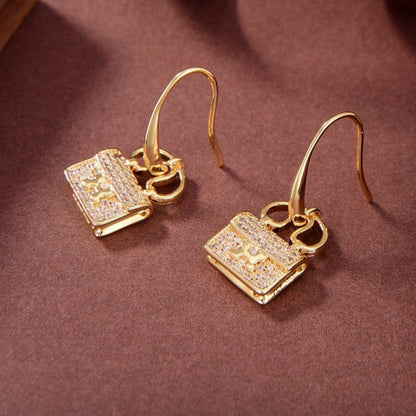 [Zalyn]KELLY DIAMOND EARRINGS