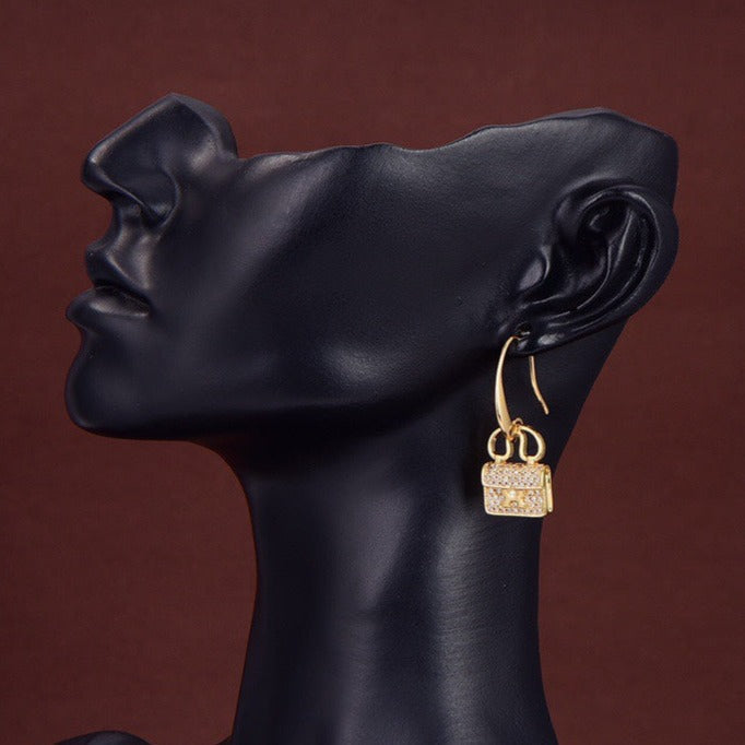 [Zalyn]KELLY DIAMOND EARRINGS