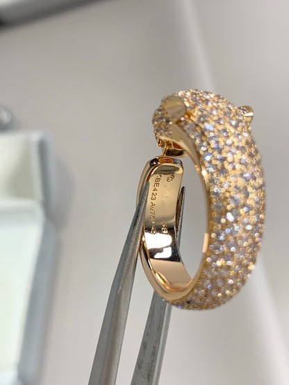 [Zalyn Jewelry ]PANTHERE PINK GOLD DIAMOND RING