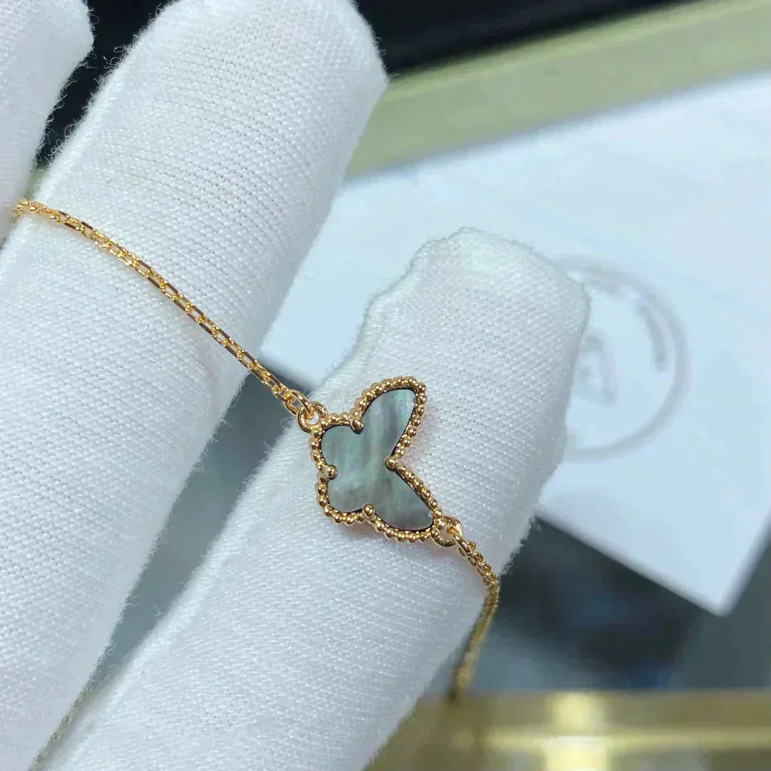 [Zalyn Jewelry ]BUTTERFLY DARK MOP BUTTERFLY BRACELET