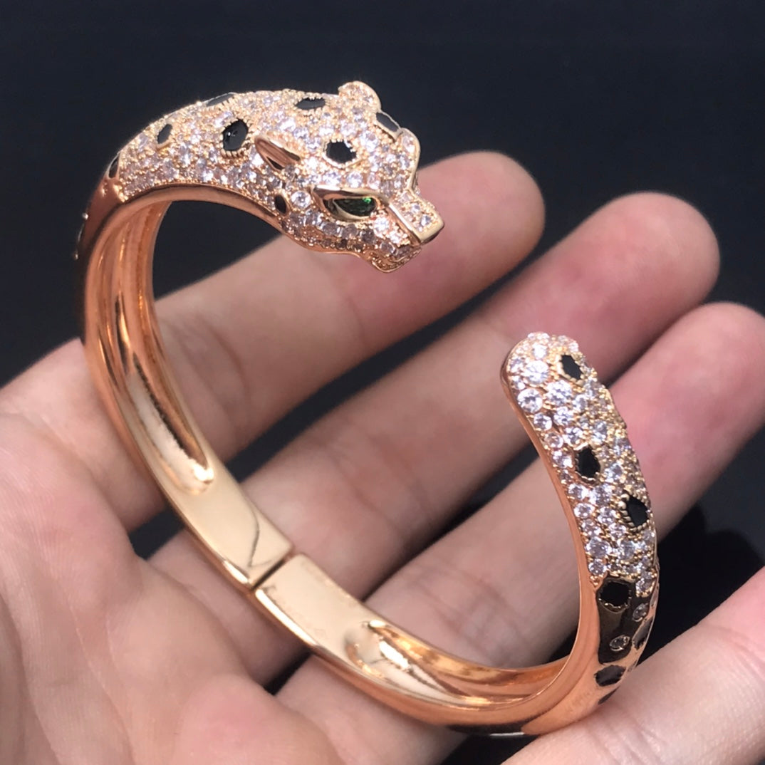 [Zalyn Jewelry ]PANTHERE BIG BRACELET DIAMONDS