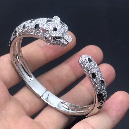 [Zalyn Jewelry ]PANTHERE BIG BRACELET DIAMONDS