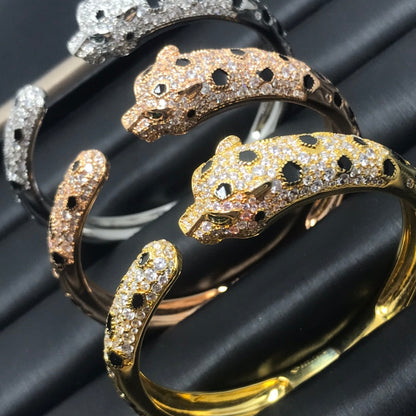 [Zalyn Jewelry ]PANTHERE BIG BRACELET DIAMONDS