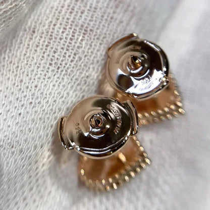 [Zalyn Jewelry ]HEART CARNELIAN STUD EARRINGS
