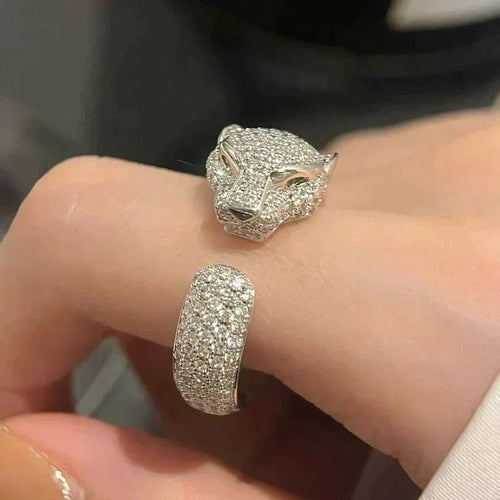 [Zalyn Jewelry ]PANTHERE 5.5MM ALL DIAMOND RING