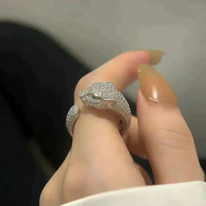 [Zalyn Jewelry ]PANTHERE 5.5MM ALL DIAMOND RING