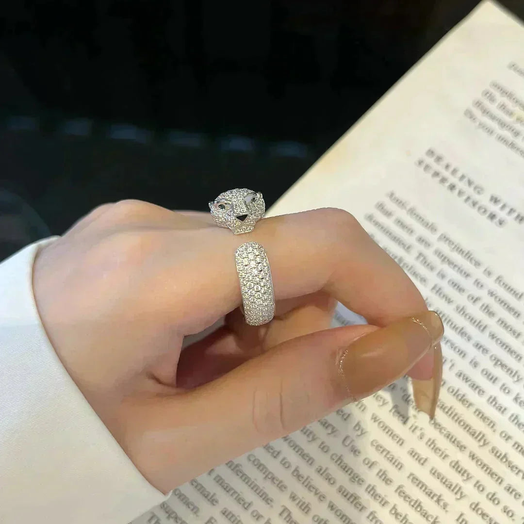 [Zalyn Jewelry ]PANTHERE 5.5MM ALL DIAMOND RING