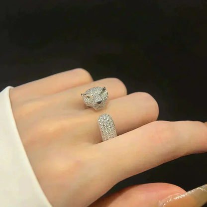[Zalyn Jewelry ]PANTHERE 5.5MM ALL DIAMOND RING