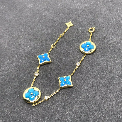 [Zalyn]STAR AND SUN TURQUOISE 4 MOTIFS 3 DIAMONDS