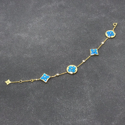 [Zalyn]STAR AND SUN TURQUOISE 4 MOTIFS 3 DIAMONDS