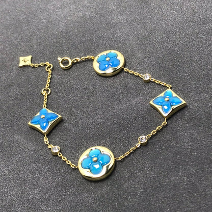 [Zalyn]STAR AND SUN TURQUOISE 4 MOTIFS 3 DIAMONDS
