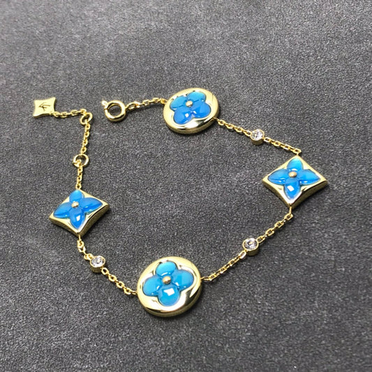 [Zalyn]STAR AND SUN TURQUOISE 4 MOTIFS 3 DIAMONDS