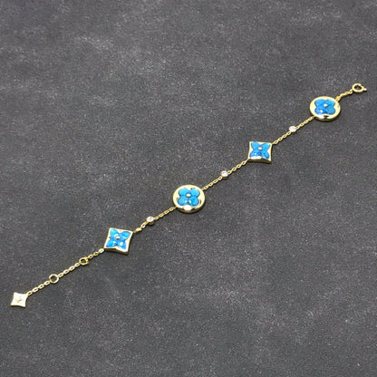 [Zalyn]STAR AND SUN TURQUOISE 4 MOTIFS 3 DIAMONDS