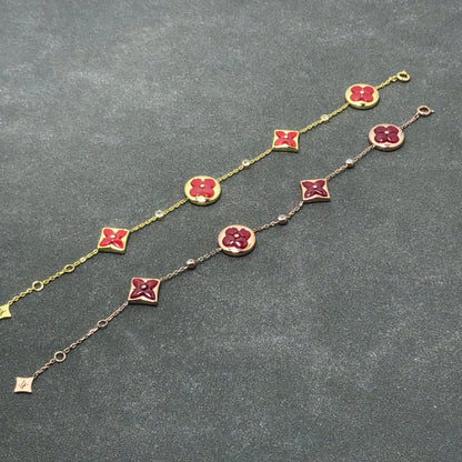 [Zalyn]STAR AND SUN CARNELIAN 4 MOTIFS 3 DIAMONDS