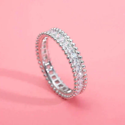 [Zalyn Jewelry ]PERLEE DIAMOND SILVER RING