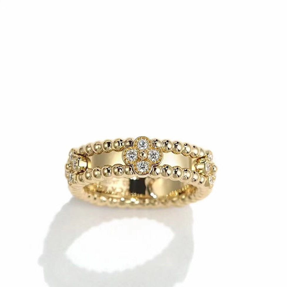 [Zalyn Jewelry ]PERLEE GOLD DIAMOND RING