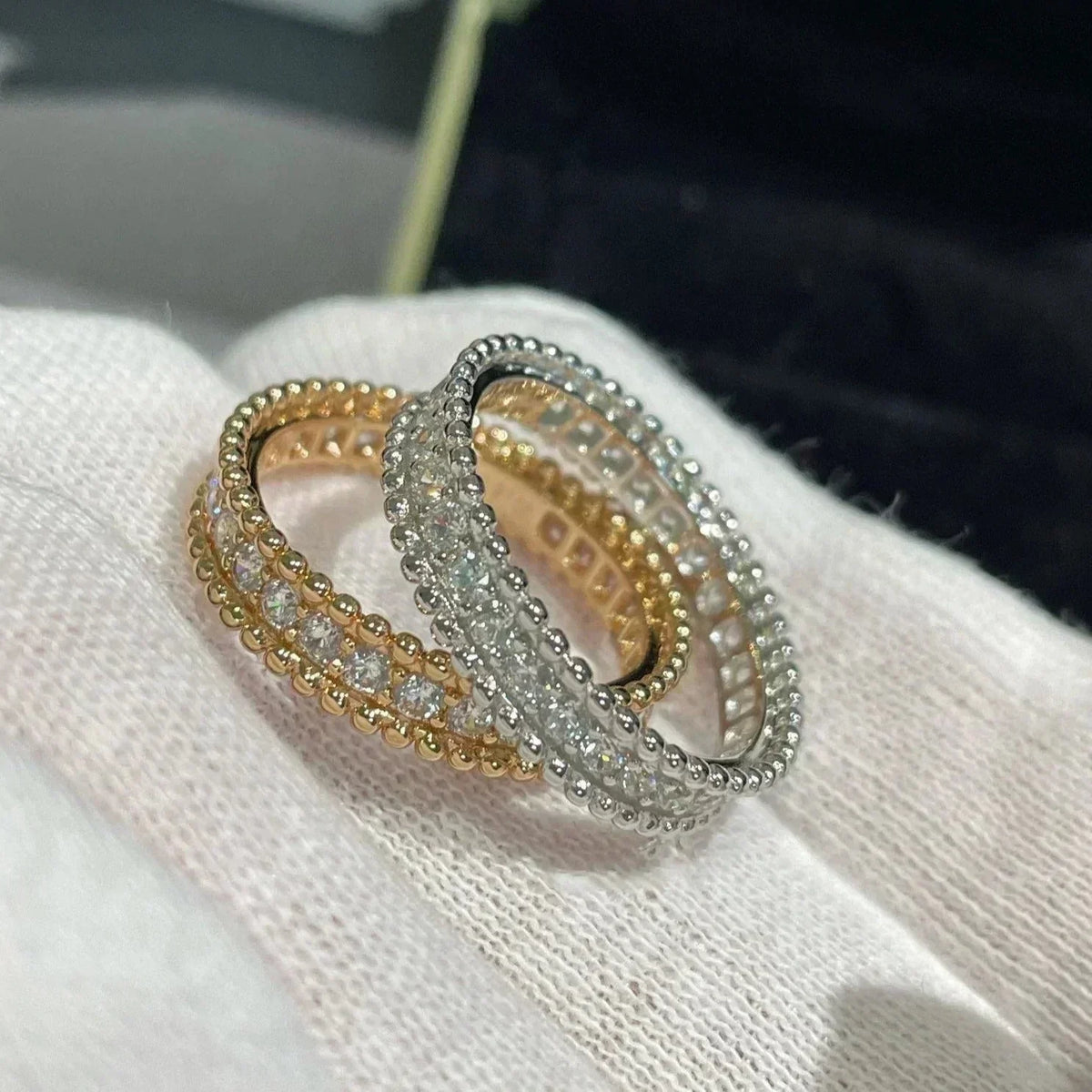 [Zalyn Jewelry ]PERLEE DIAMOND ROSE GOLD RING