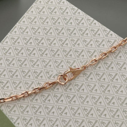 [Zalyn Jewelry ]LUCKY SPRING 15 MOTIFS ROSE GOLD NECKLACE