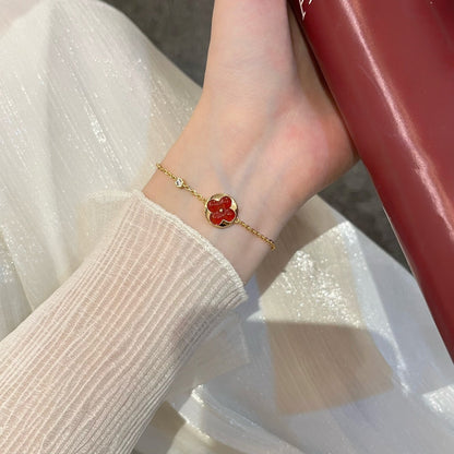 [Zalyn]SUN PEDANT CARNELIAN BRACELET