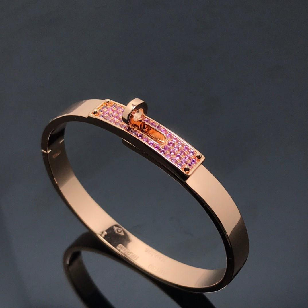 [Zalyn]KELLY BRACELET PINK DIAMOND