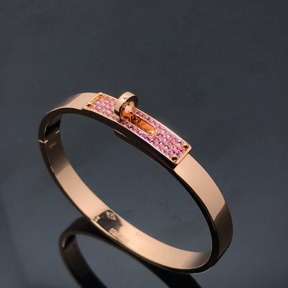 [Zalyn]KELLY BRACELET PINK DIAMOND
