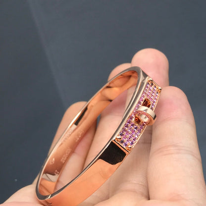 [Zalyn]KELLY BRACELET PINK DIAMOND