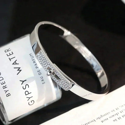 [Zalyn]KELLY SILVER DIAMOND BRACELET