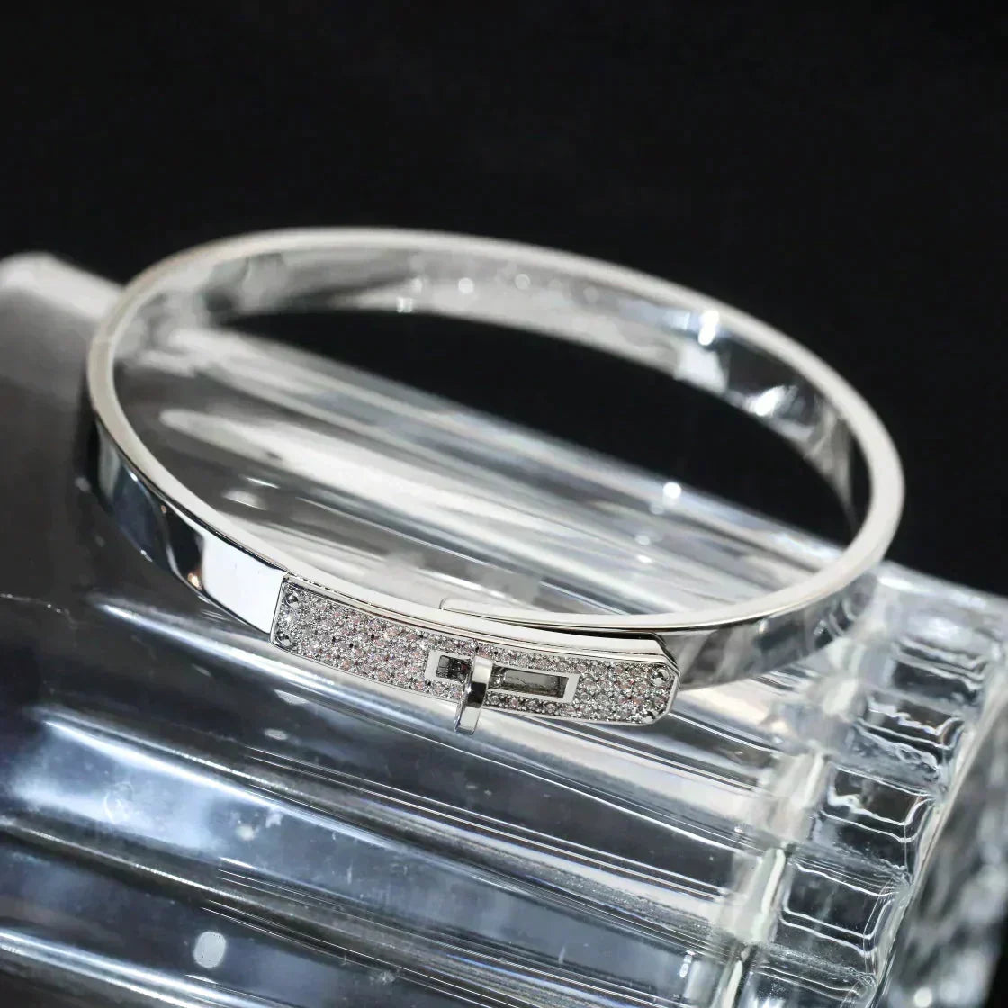 [Zalyn]KELLY SILVER DIAMOND BRACELET