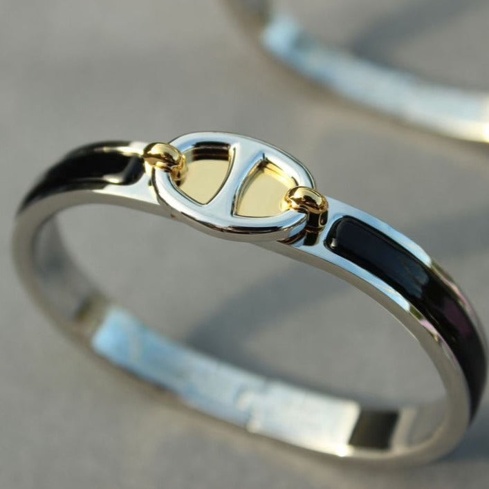 [Zalyn]CLIC CHAINE SILVER BRACELET