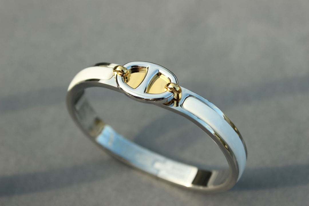 [Zalyn]CLIC CHAINE SILVER BRACELET