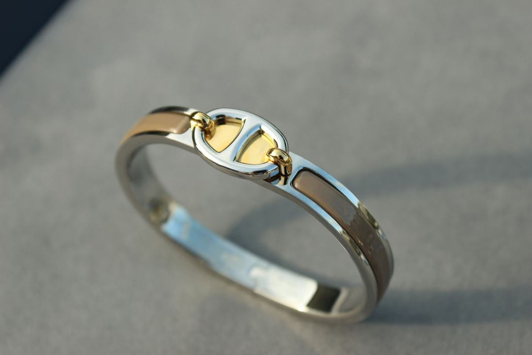 [Zalyn]CLIC CHAINE SILVER BRACELET