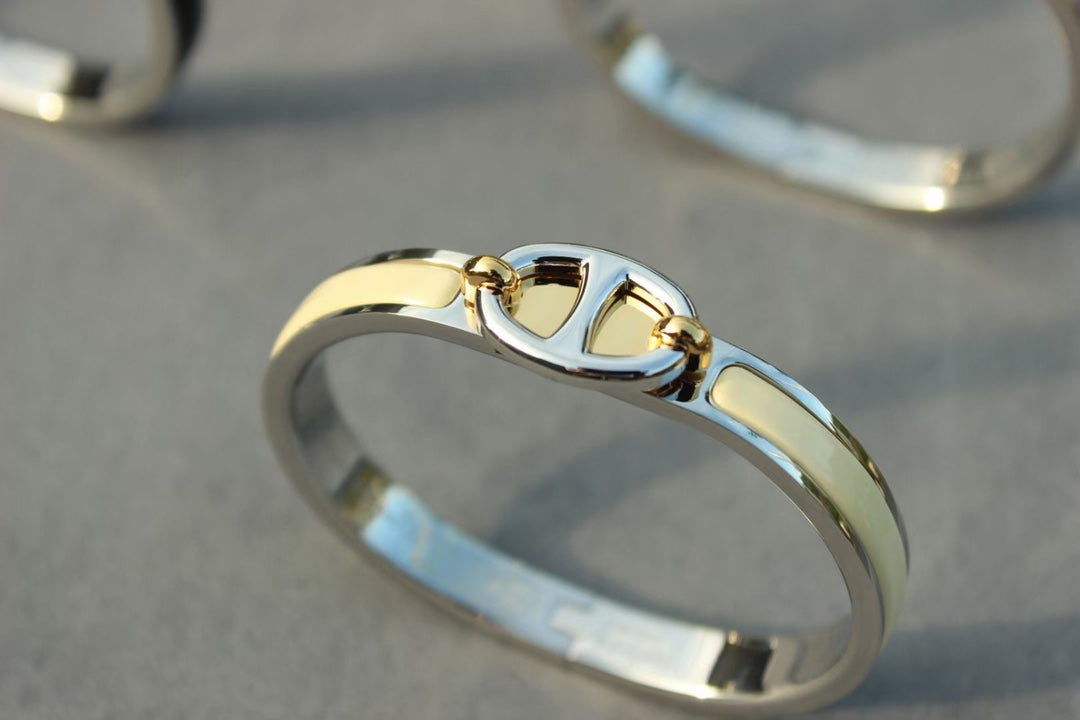 [Zalyn]CLIC CHAINE SILVER BRACELET