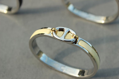 [Zalyn]CLIC CHAINE SILVER BRACELET