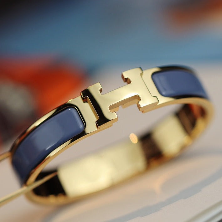 [Zalyn]H BRACELET 12MM BLUE GRAY