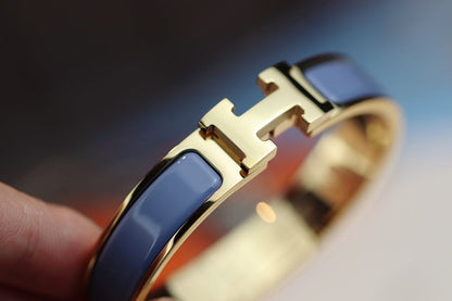 [Zalyn]H BRACELET 12MM BLUE GRAY