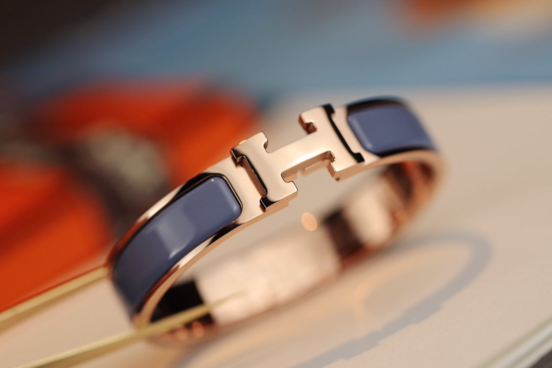 [Zalyn]H BRACELET 12MM BLUE GRAY